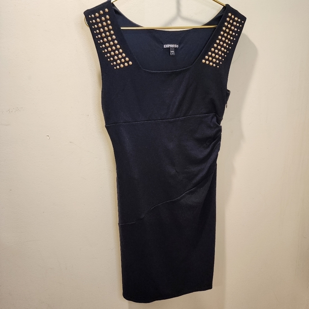 EXPRESS black Bodycon Sleevesless Dress size 10 - Picture 10 of 14